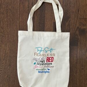 Taylor Swift -  Rare Embroidered Concert Tote Bag